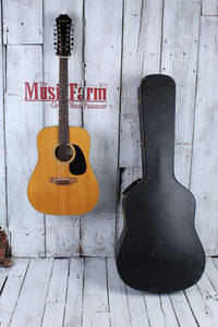 Epiphone 1970s Texan-12 FT-160 12 String Acoustic Guitar with Hardshell Case