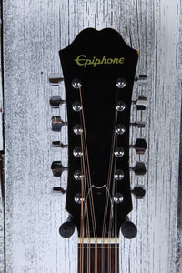 Epiphone 1970s Texan-12 FT-160 12 String Acoustic Guitar with Hardshell Case