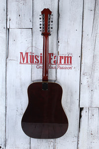 Epiphone 1970s Texan-12 FT-160 12 String Acoustic Guitar with Hardshell Case