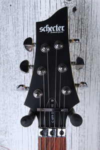 Schecter C-6 FR Deluxe Electric Guitar with Floyd Rose Satin Black Finish