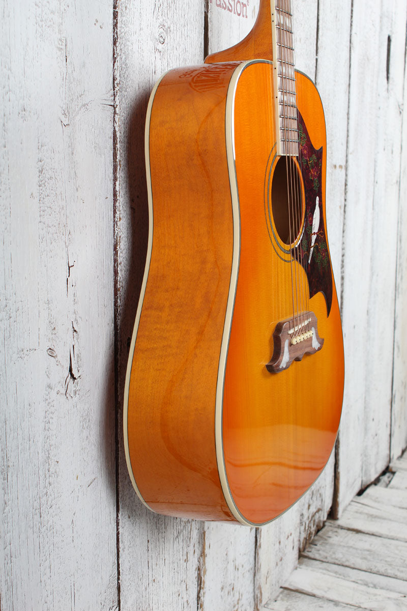 Epiphone Dove Studio Dreadnought Acoustic Electric Guitar Violinburst Finish
