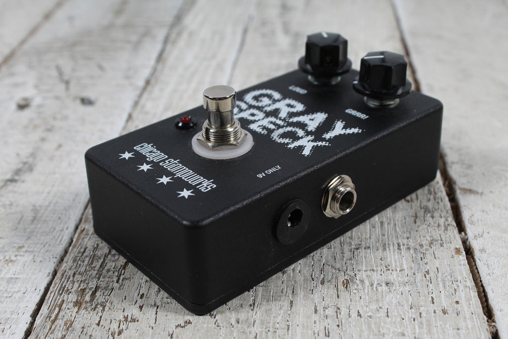 Chicago Stompworks Gray Speck Effects Pedal Electric Guitar Overdrive Effects Pedal