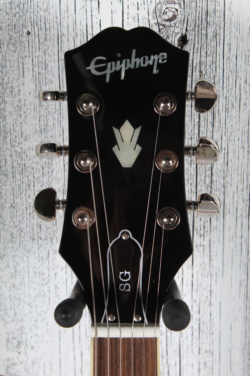 Epiphone SG Standard Solid Body Electric Guitar Ebony Finish with Gig Bag