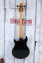 Epiphone Grabber Bass 4 String Electric Bass Guitar Ebony Finish with Gig Bag