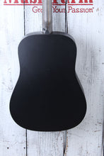 Load image into Gallery viewer, Martin DX Johnny Cash Dreadnought Acoustic Electric Guitar Jett Black w Gig Bag