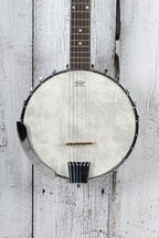 Washburn Americana Series B6 Six String Open Back Banjo with Remo Head