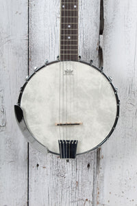 Washburn Americana Series B6 Six String Open Back Banjo with Remo Head