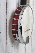 Washburn Americana Series B6 Six String Open Back Banjo with Remo Head