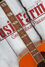 Epiphone Dove Studio Dreadnought Acoustic Electric Guitar Violinburst Finish