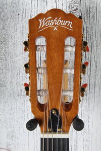 Washburn EACT42S Thinline Classical Nylon String Acoustic Electric Guitar