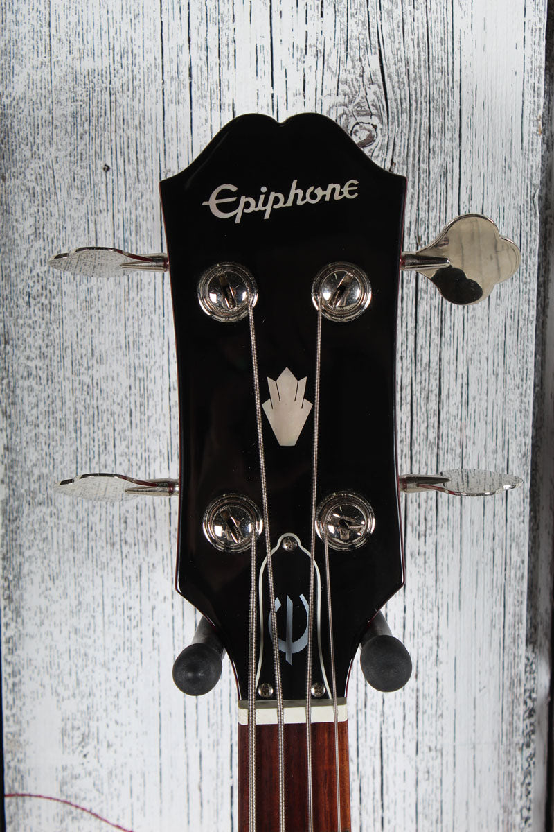 Epiphone EB-0 Short Scale Bass 4 String Electric Bass Guitar Cherry Finish