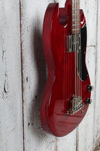 Epiphone EB-0 Short Scale Bass 4 String Electric Bass Guitar Cherry Finish