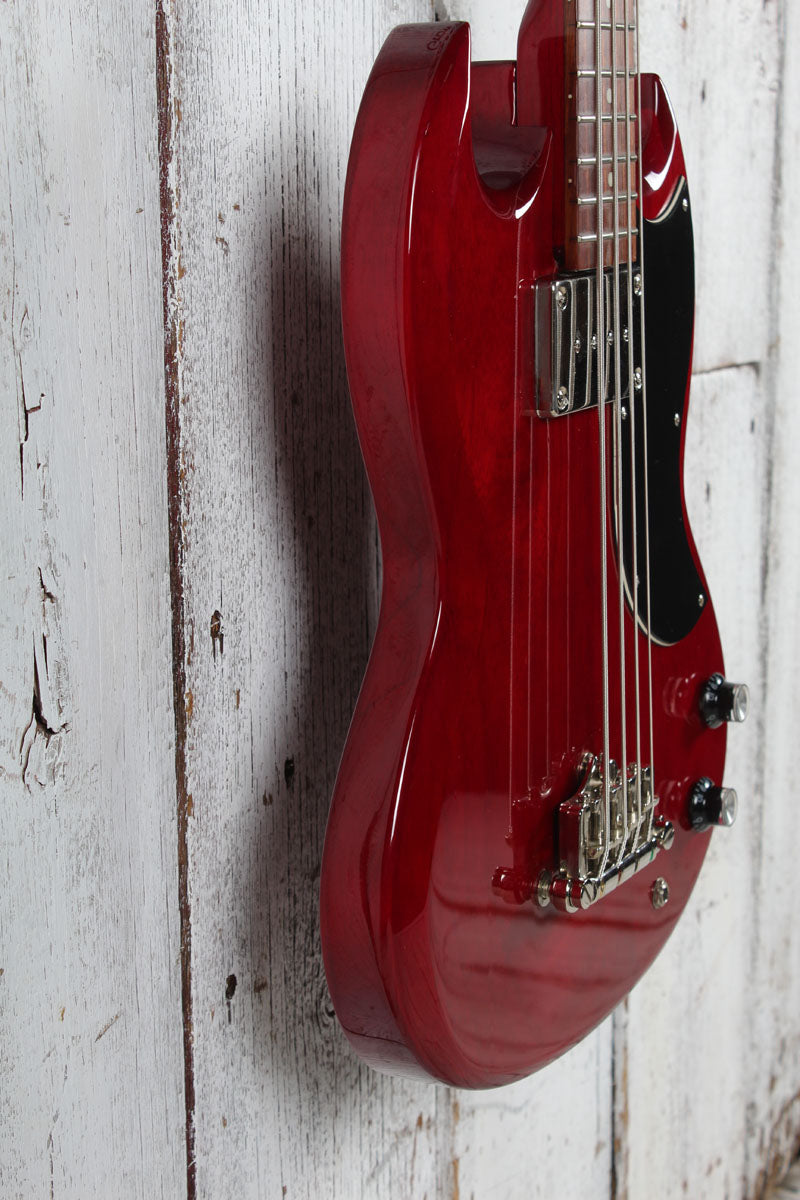 Epiphone EB-0 Short Scale Bass 4 String Electric Bass Guitar Cherry Finish