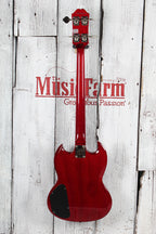 Epiphone EB-0 Short Scale Bass 4 String Electric Bass Guitar Cherry Finish
