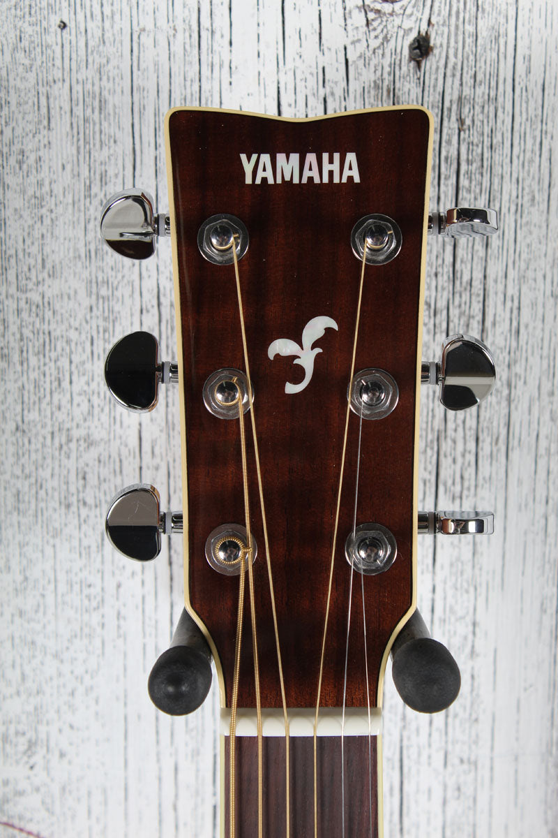 Yamaha FS830 DSR Concert Body Acoustic Guitar Solid Spruce Top Dusk Sun Red