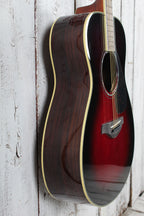 Yamaha FS830 DSR Concert Body Acoustic Guitar Solid Spruce Top Dusk Sun Red