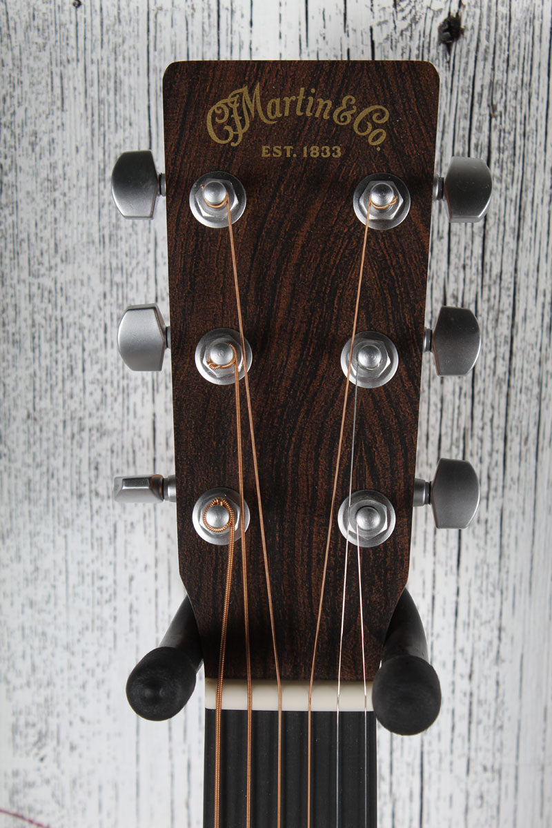 Martin D Jr-E Dreadnought Junior Acoustic Electric Guitar Natural with Gig Bag