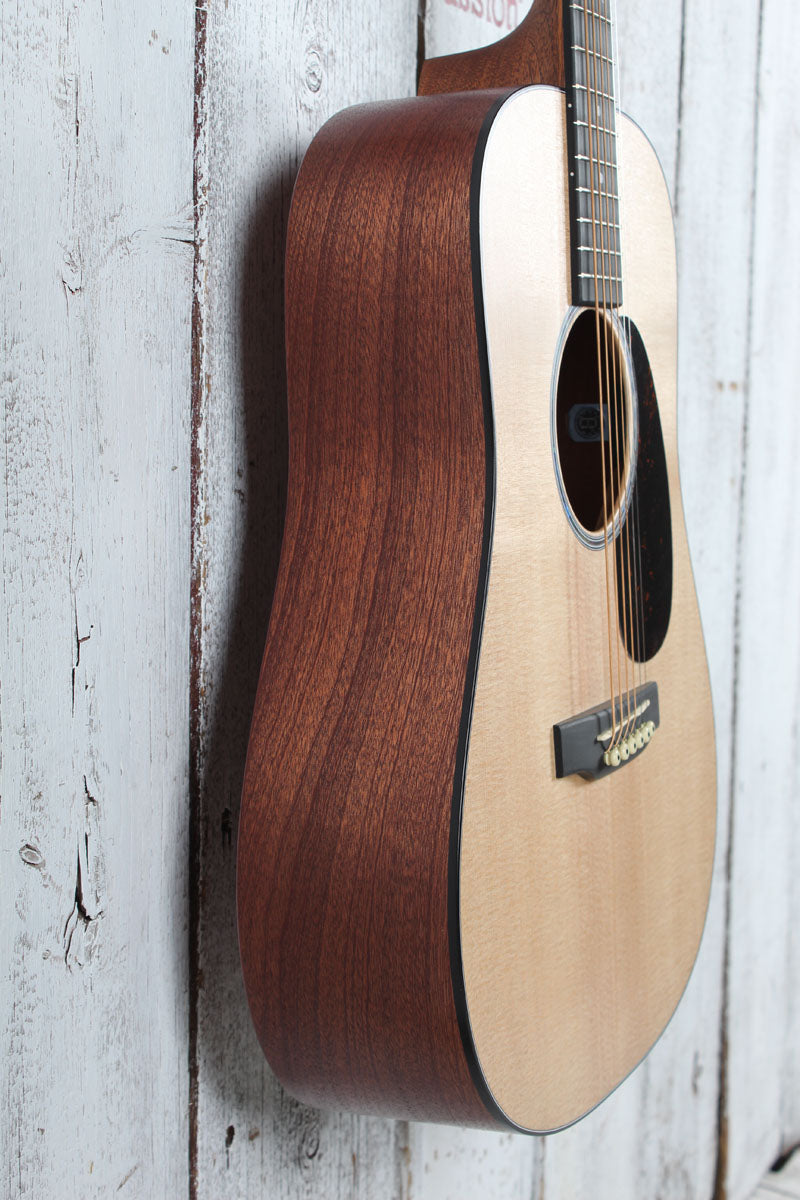 Martin D Jr-E Dreadnought Junior Acoustic Electric Guitar Natural with Gig Bag