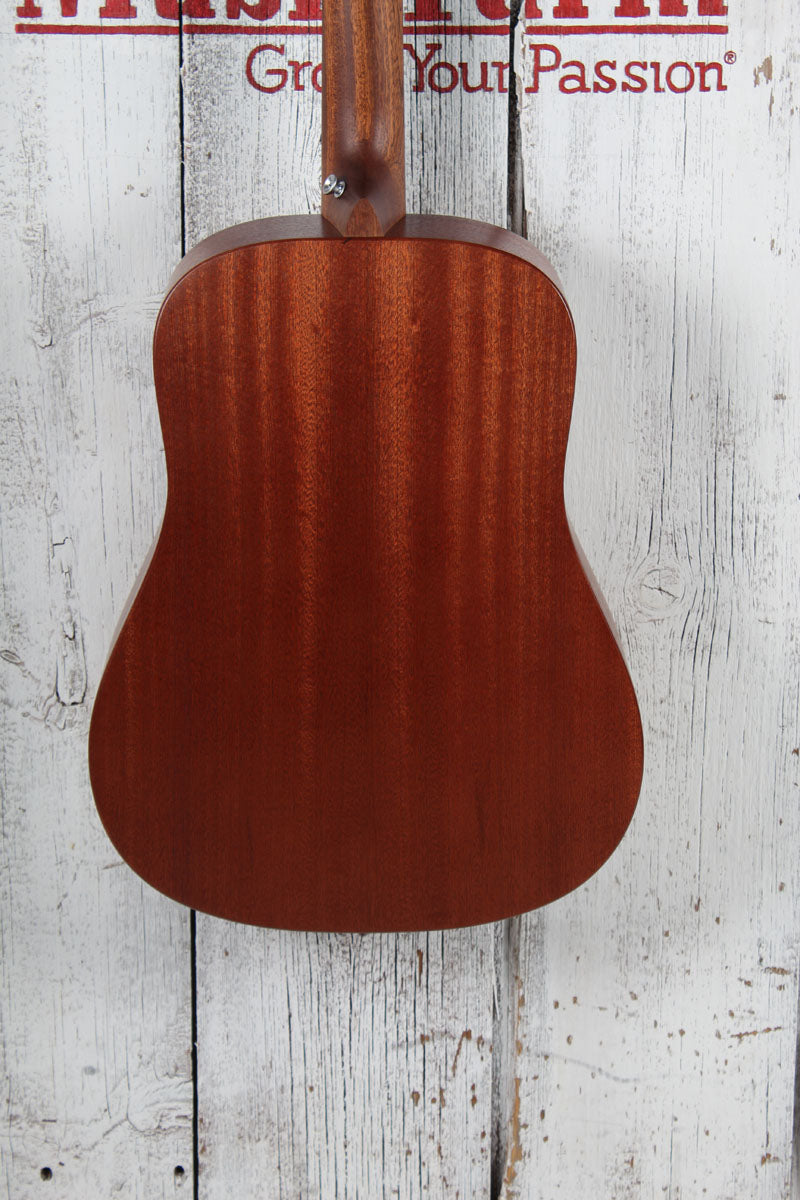 Martin D Jr-E Dreadnought Junior Acoustic Electric Guitar Natural with Gig Bag