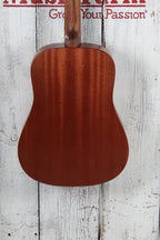 Martin D Jr-E Dreadnought Junior Acoustic Electric Guitar Natural with Gig Bag
