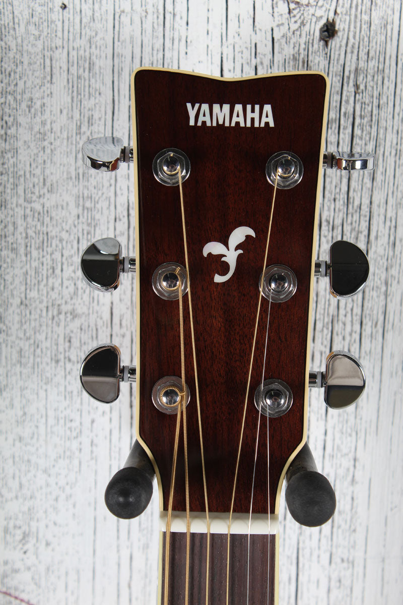 Yamaha FS830 DSR Concert Body Acoustic Guitar Solid Spruce Top Dusk Sun Red