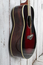 Yamaha FS830 DSR Concert Body Acoustic Guitar Solid Spruce Top Dusk Sun Red