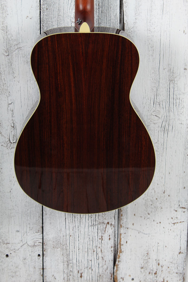 Yamaha FS830 DSR Concert Body Acoustic Guitar Solid Spruce Top Dusk Sun Red