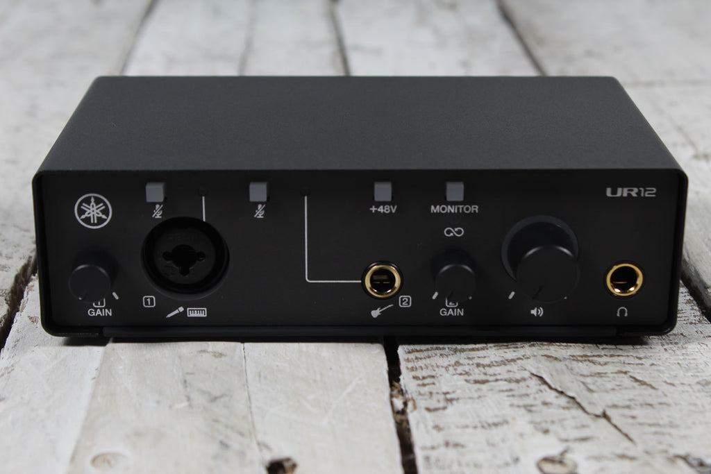 Yamaha UR12 MK3 Audio Interface 2 x 2 USB C Audio Interface Black