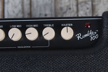 Load image into Gallery viewer, Fender Rumble 100 Electric Bass Guitar Amplifier 100 Watt 1 x 12 Combo Amp