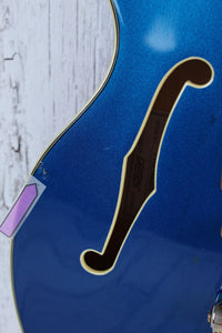 Gretsch 2019 G5655TG Electromatic Center Block Jr Electric Guitar Azure Metallic