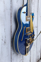 Load image into Gallery viewer, Gretsch 2019 G5655TG Electromatic Center Block Jr Electric Guitar Azure Metallic