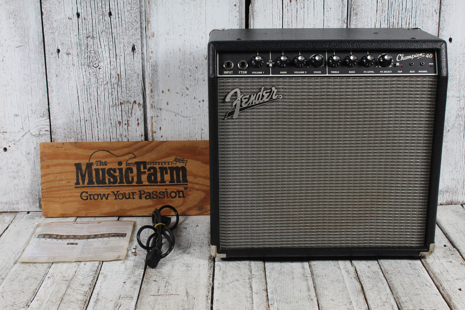 Fender 2019 Champion 40 Electric Guitar Combo Amplifier 2 Channel 40 Watt 1 x 12 Amp Secondary image
