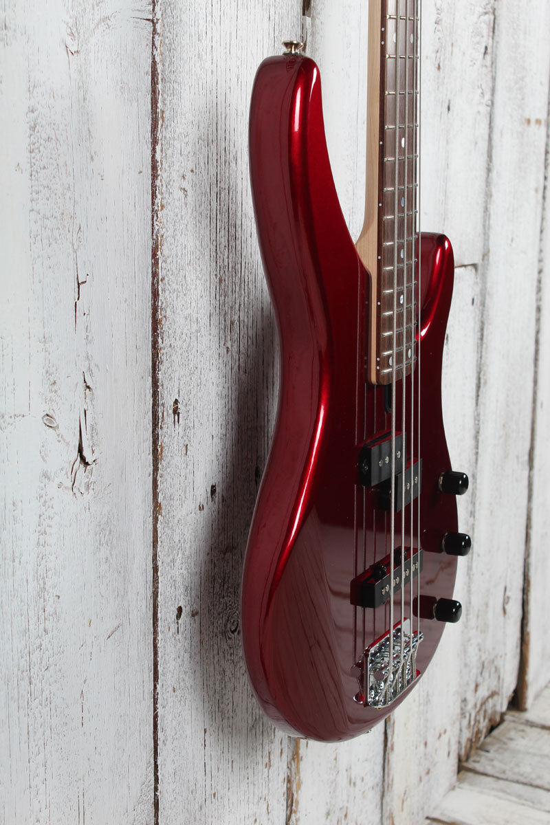Yamaha TRBX174 RM Double Cutaway 4 String Electric Bass Guitar Red Metallic