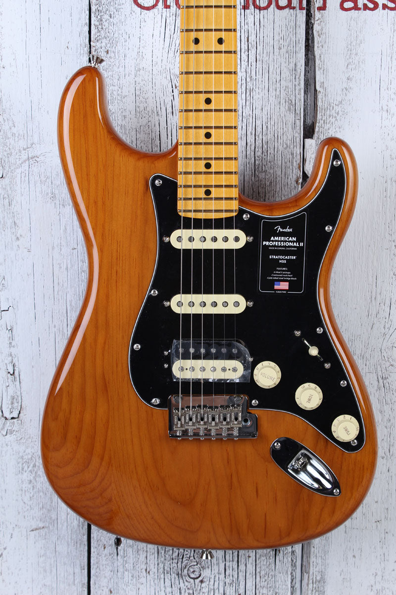 Fender American Professional II Stratocaster HSS Electric Guitar with Case & COA
