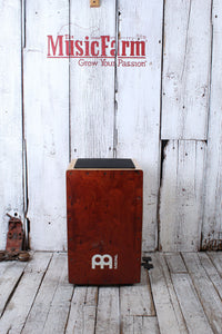 Meinl CAJ100BU-M Ergo Shaped Pedal Cajon with Padded Seat Natural