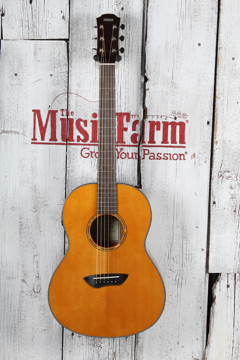 Yamaha CSF-TA TransAcoustic Parlor Acoustic Electric Guitar with Gig Bag