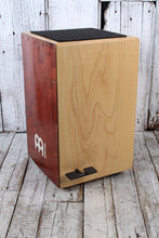 Load image into Gallery viewer, Meinl CAJ100BU-M Ergo Shaped Pedal Cajon with Padded Seat Natural
