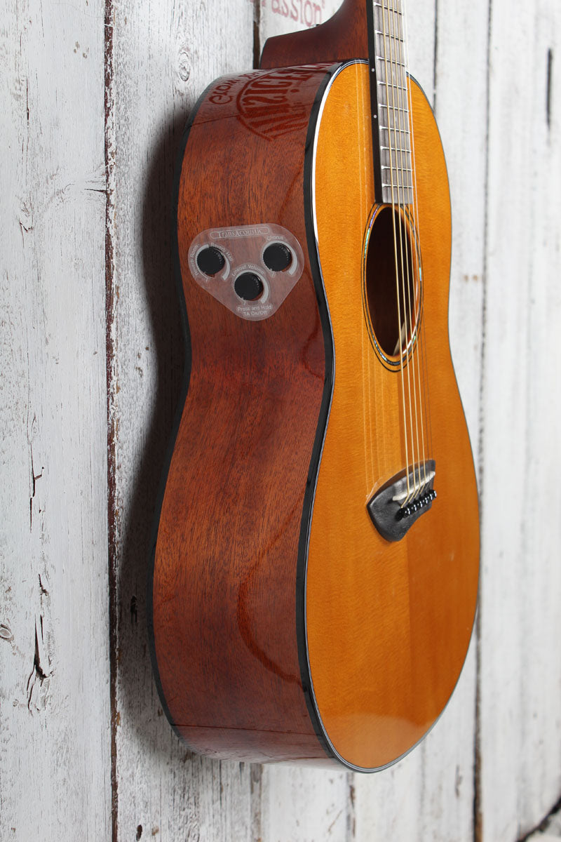 Yamaha CSF-TA TransAcoustic Parlor Acoustic Electric Guitar with Gig Bag