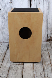 Meinl CAJ100BU-M Ergo Shaped Pedal Cajon with Padded Seat Natural