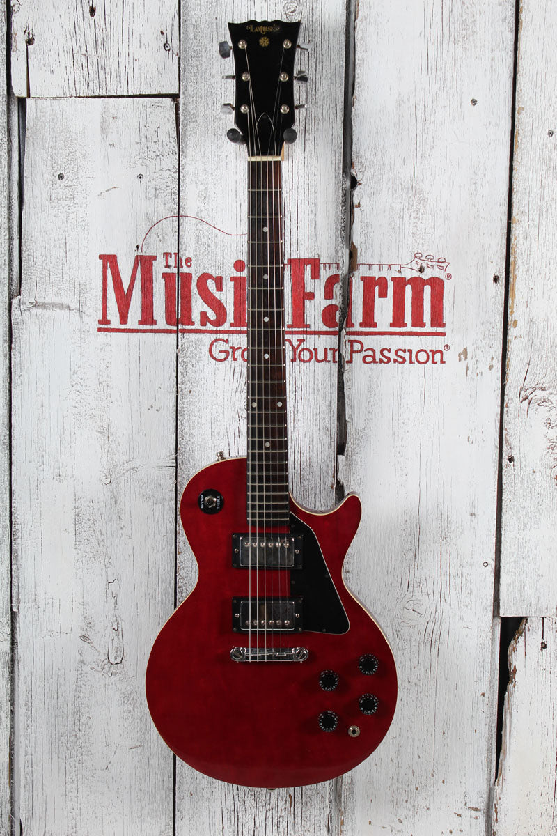 Lotus L500 Solid Body Electric Guitar Wine Red Finish