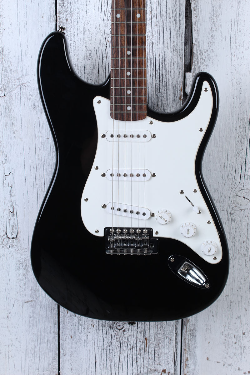 Fender Squier Affinity Series Stratocaster Electric Guitar Black Finish