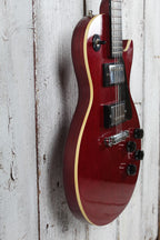 Lotus L500 Solid Body Electric Guitar Wine Red Finish