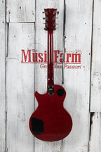 Lotus L500 Solid Body Electric Guitar Wine Red Finish