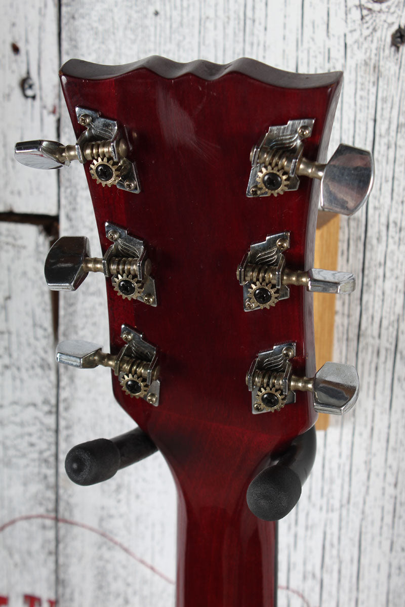 Lotus L500 Solid Body Electric Guitar Wine Red Finish