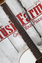Gretsch G5022CWFE Rancher Falcon Jumbo Cutaway Acoustic Electric Guitar White