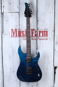 Schecter Reaper-6 Elite Solid Body Electric Guitar Deep Ocean Blue Finish
