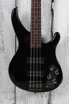 Yamaha TRBX304 4 String Electric Bass Guitar Active Electronics Black Finish