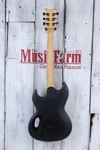Load image into Gallery viewer, Schecter Demon Series Demon S-II Solid Body Electric Guitar Satin Black Finish