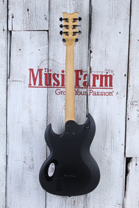 Schecter Demon Series Demon S-II Solid Body Electric Guitar Satin Black Finish