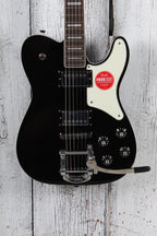 Squier Paranormal Troublemaker Telecaster Deluxe Bigsby Electric Guitar Black